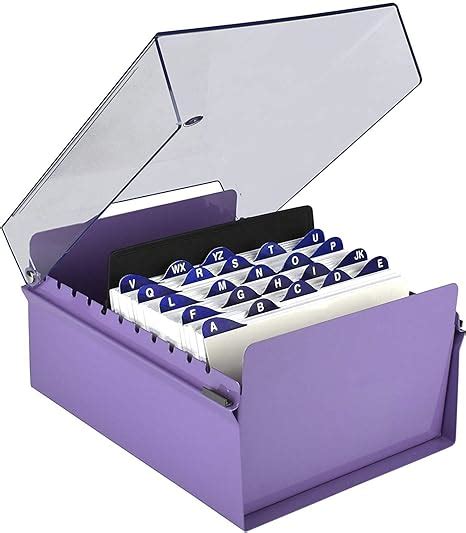 oxford metal file box|Amazon.com: 5x8 Card File Box.